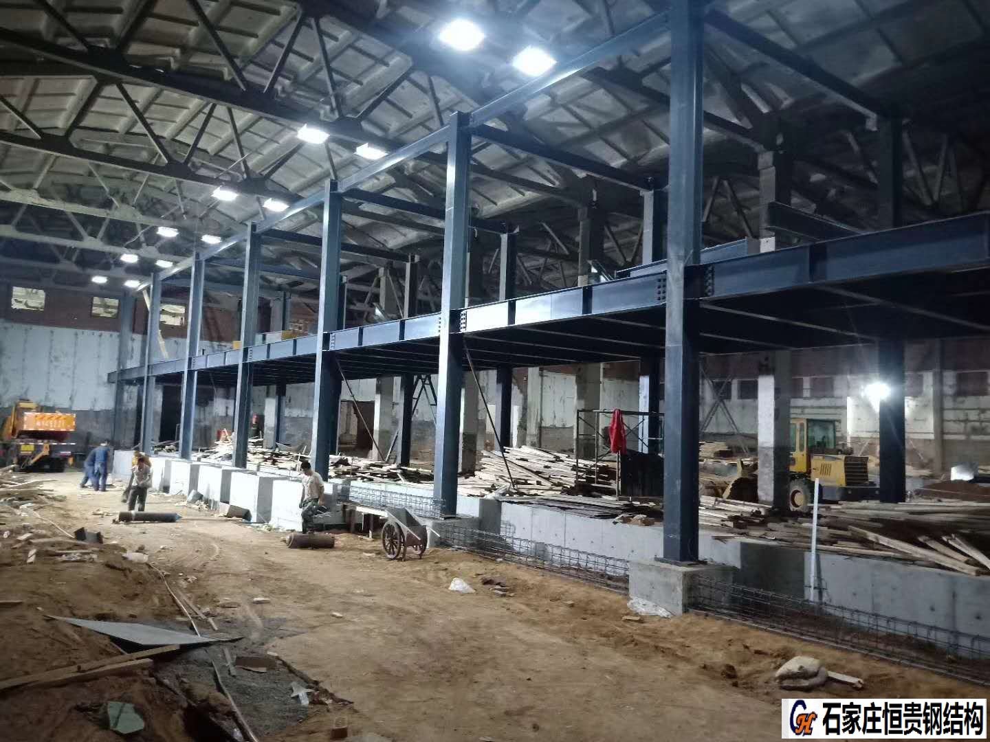 钢结构厂房车间二层隔层制作安装
