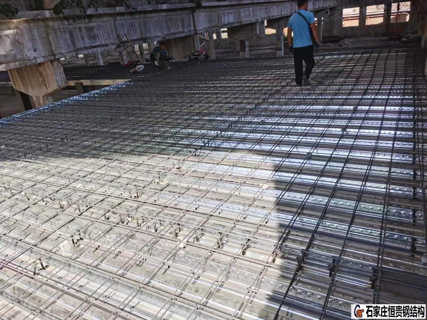 石家庄恒贵钢结构厂房二层施工